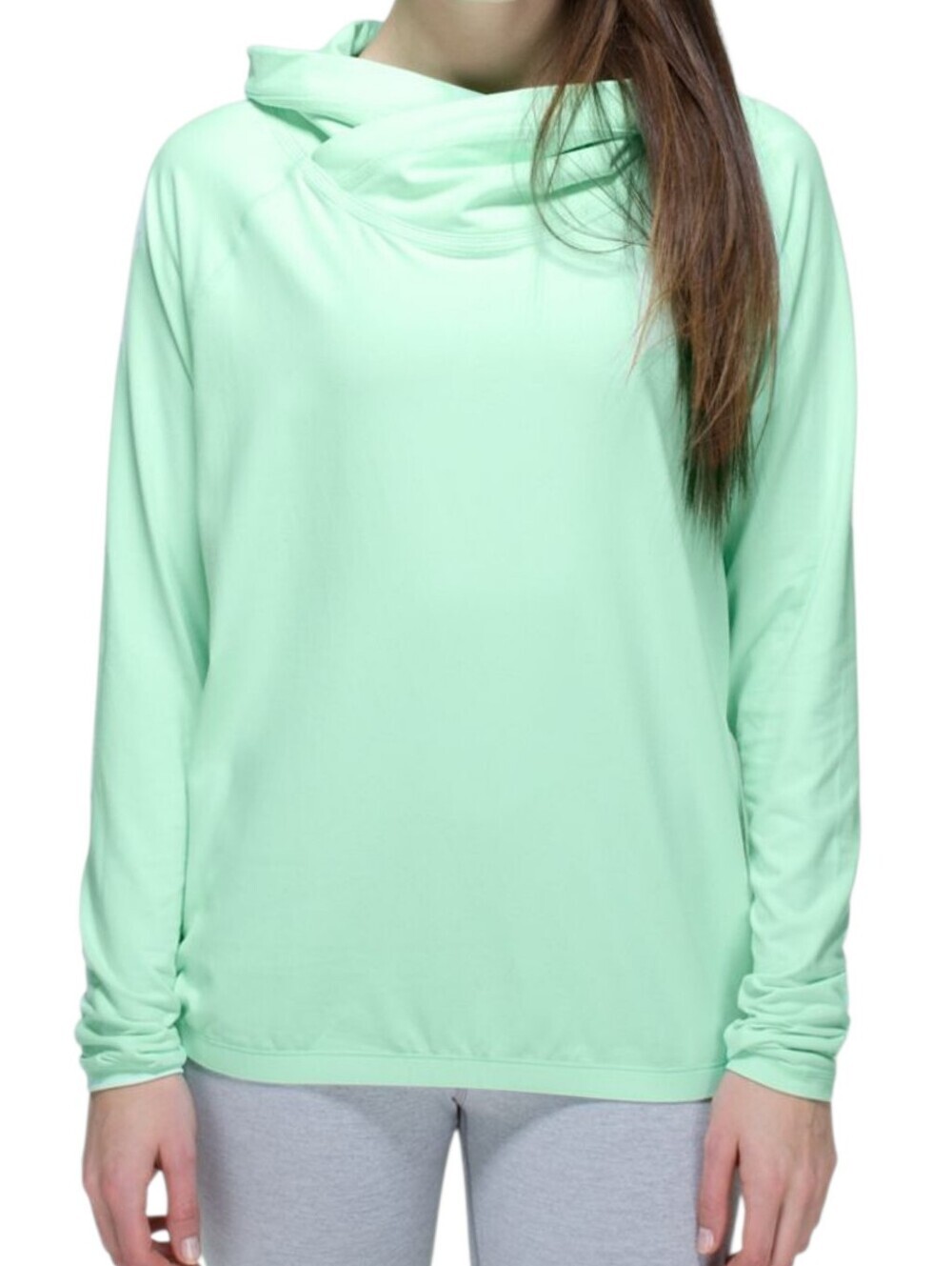 Lululemon Healthy Heart Pullover Women 6 Teal Rulu
